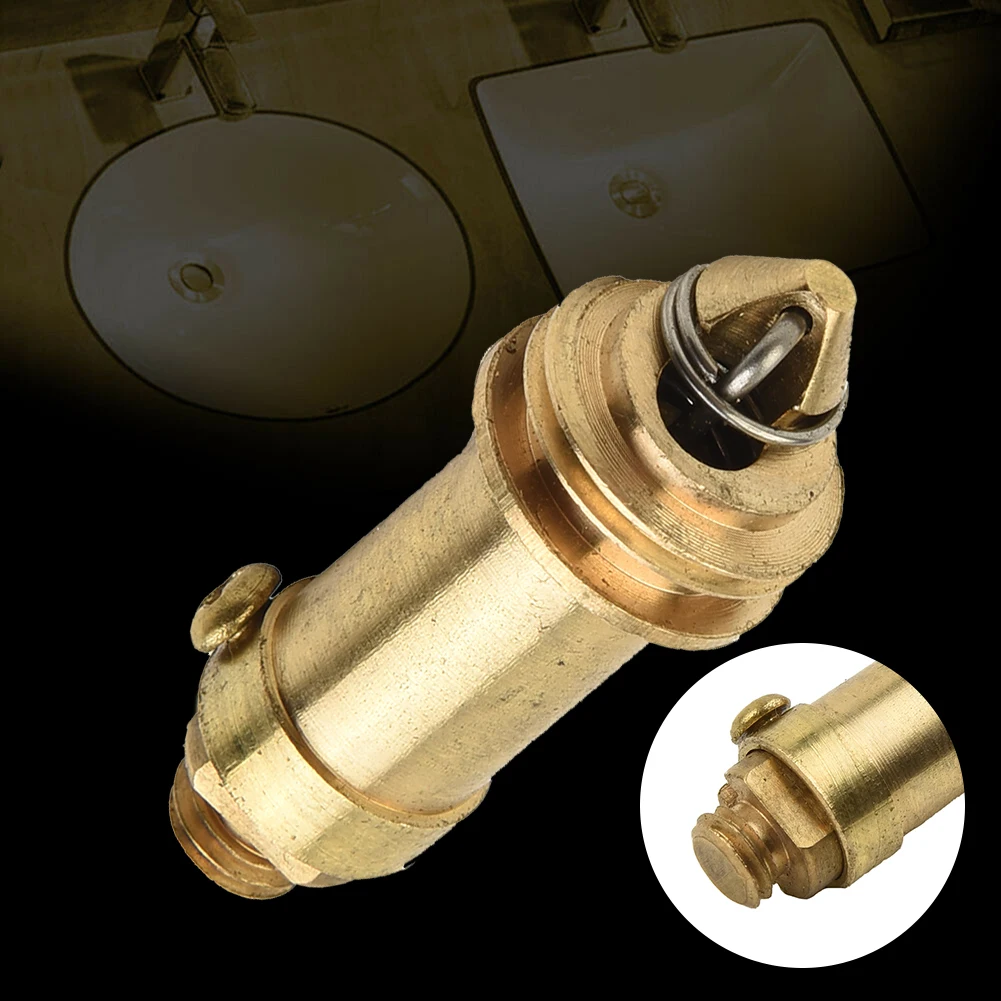 Pop-Up Click Clack Waste Plug with Spring Mechanism - Bathroom Sink & Bathtub Drain Valve Replacement (1/2pcs)