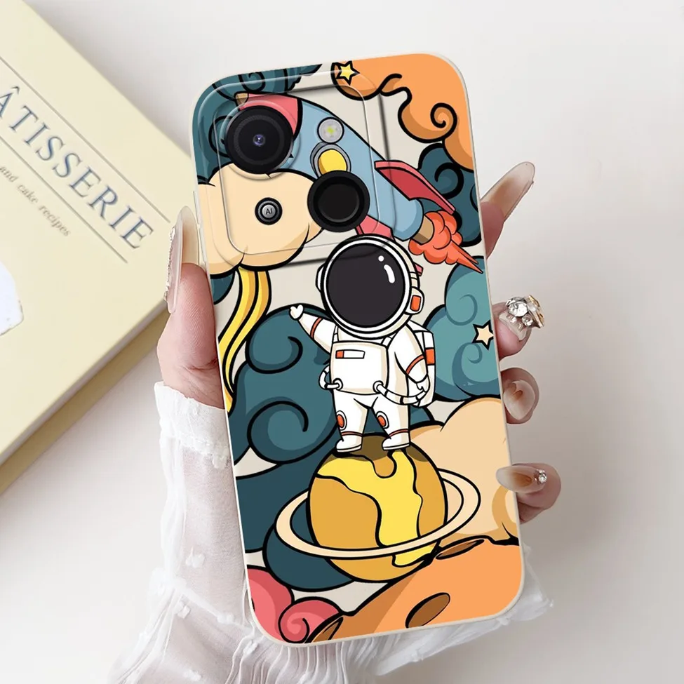 Cute Cat & Floral Silicone Phone Case - Stylish Protective Bumper