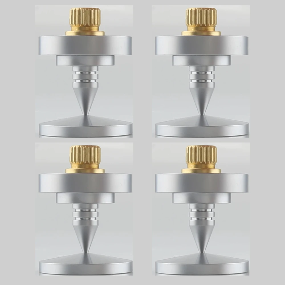 Buy Audio Video Solid Brass Isolation Cones/Spike Feet Cones 4