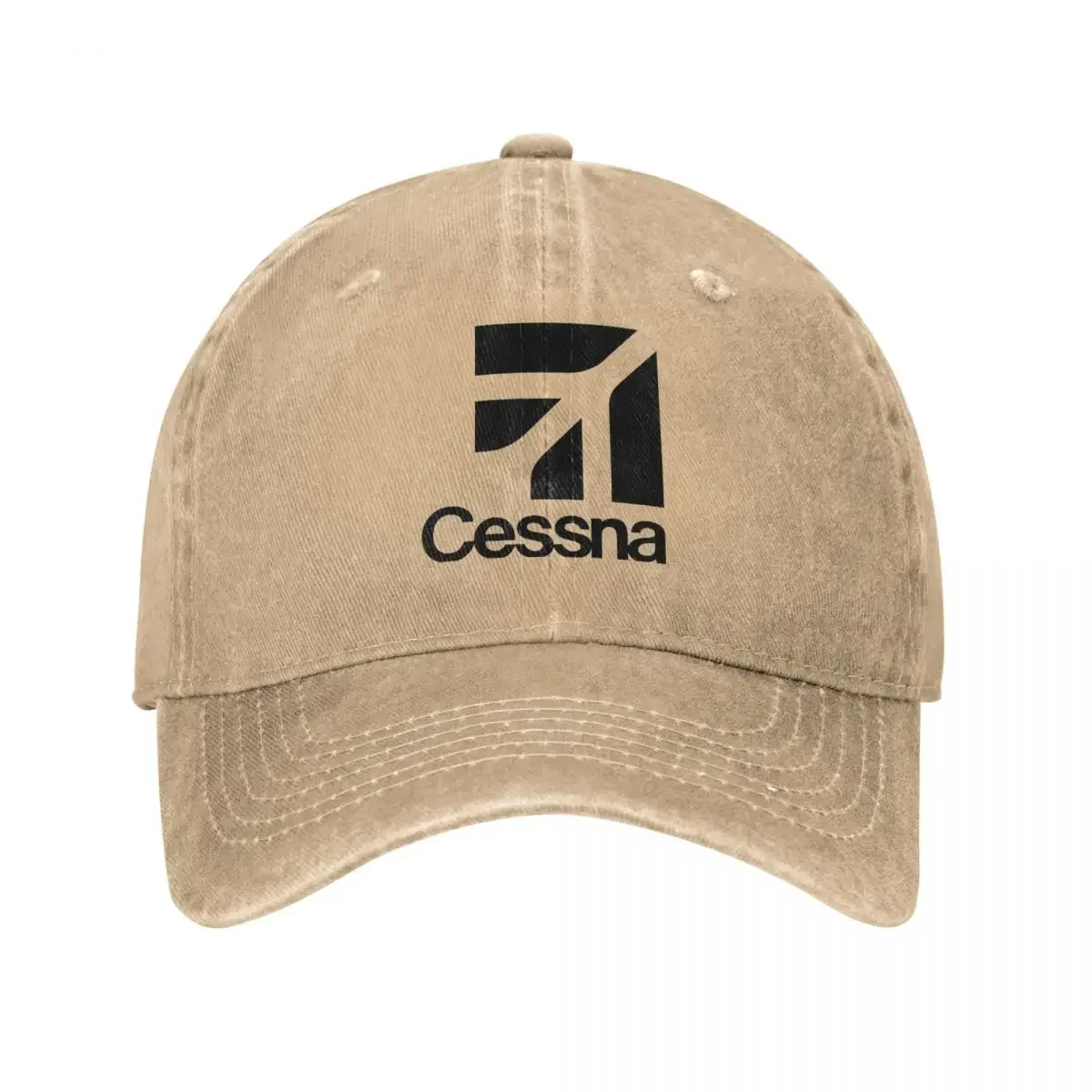 Cessna Black Baseball Cap American Aircraft Manufacturer Running Hippie Trucker Hat Unisex Teens Casual Baseball Caps