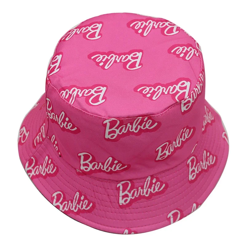 

Fashion Barbie Women Sun Hat Cute Women Pink Barbie Bucket Hat Macaron Women's Casual Hat Ornaments Accessories Holiday Gifts