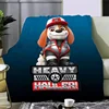 Cute Cartoon Patrol Dog Printed Blanket Picnic Blankets Warm Blanket Soft and Comfortable Blanket Home Travel Birthday Gift 2