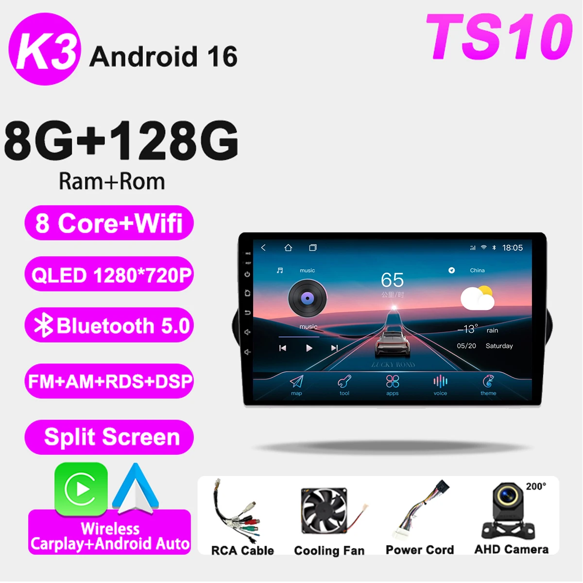 8G 128G CAM No 4G