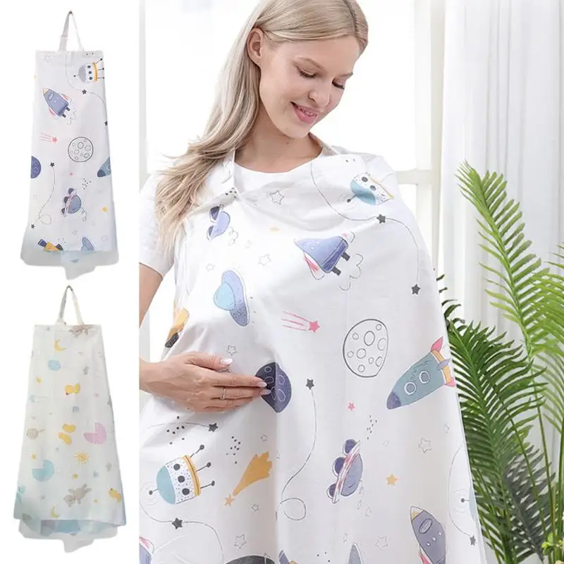 Nursing Covers For Breastfeeding | Privacy Nursing Covers | Outdoor Feeding Cover Breathable Cotton Privacy Breastfeeding Apron