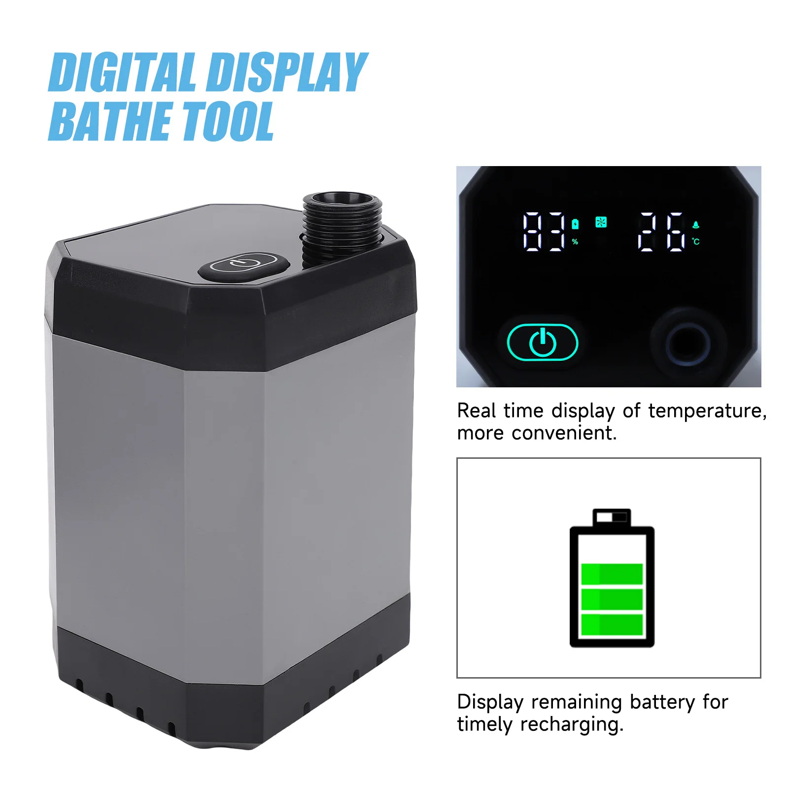 Tomshoo Portable Outdoor Shower 6