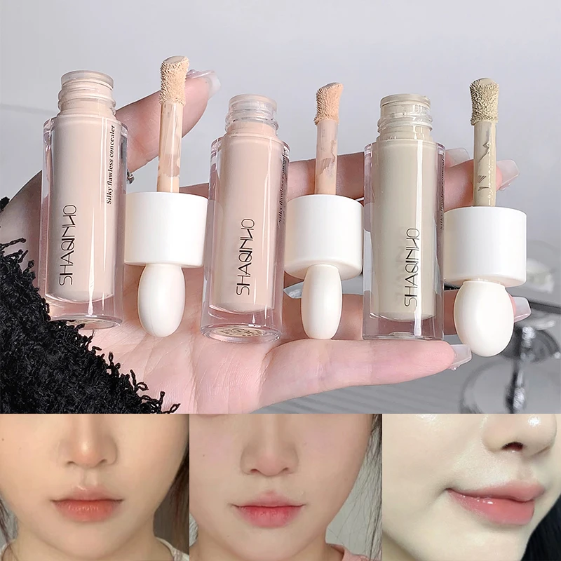 SHAQINUO Flawless Hydrating concealer Brightens Dark circles Smooths Tear troughs Long-lasting Formula Non-cakey Finish