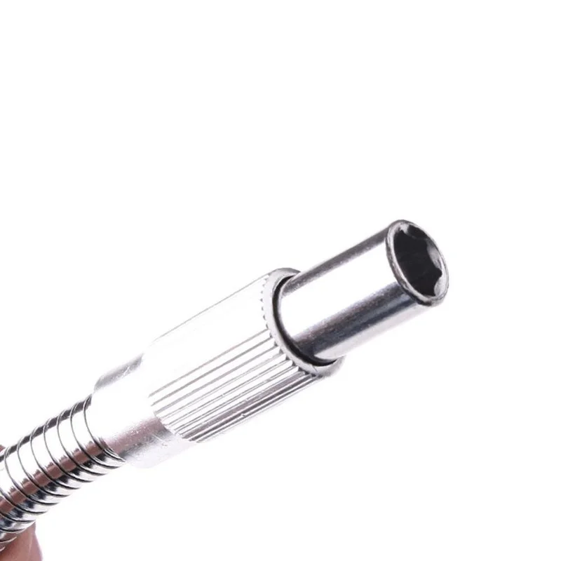 Electric Drill Screwdriver Bit Snake flexible Hose Cardan Shaft 1/4 6.35mm Connection Soft metal Extension Rod Link tool