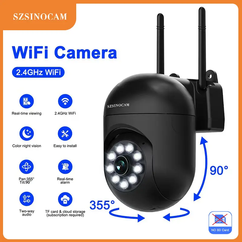 SZSINOCAM WIFI Camera Auto Tracking Two Way Audio PTZ Outdoor Wifi Surveillance Camera Security Protection Cameras Smart Home - Image 7