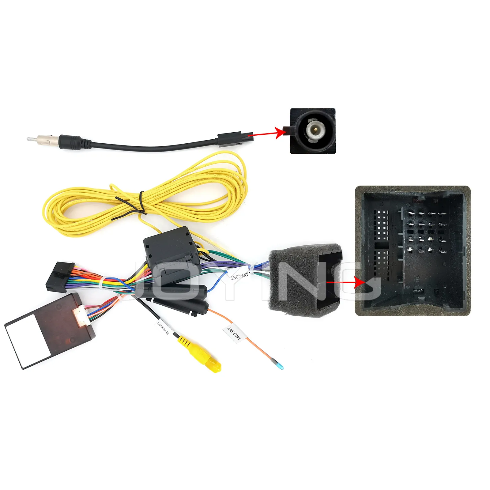 

JOYING special Harenss with Can—bus decoder For BMW-E90*1
