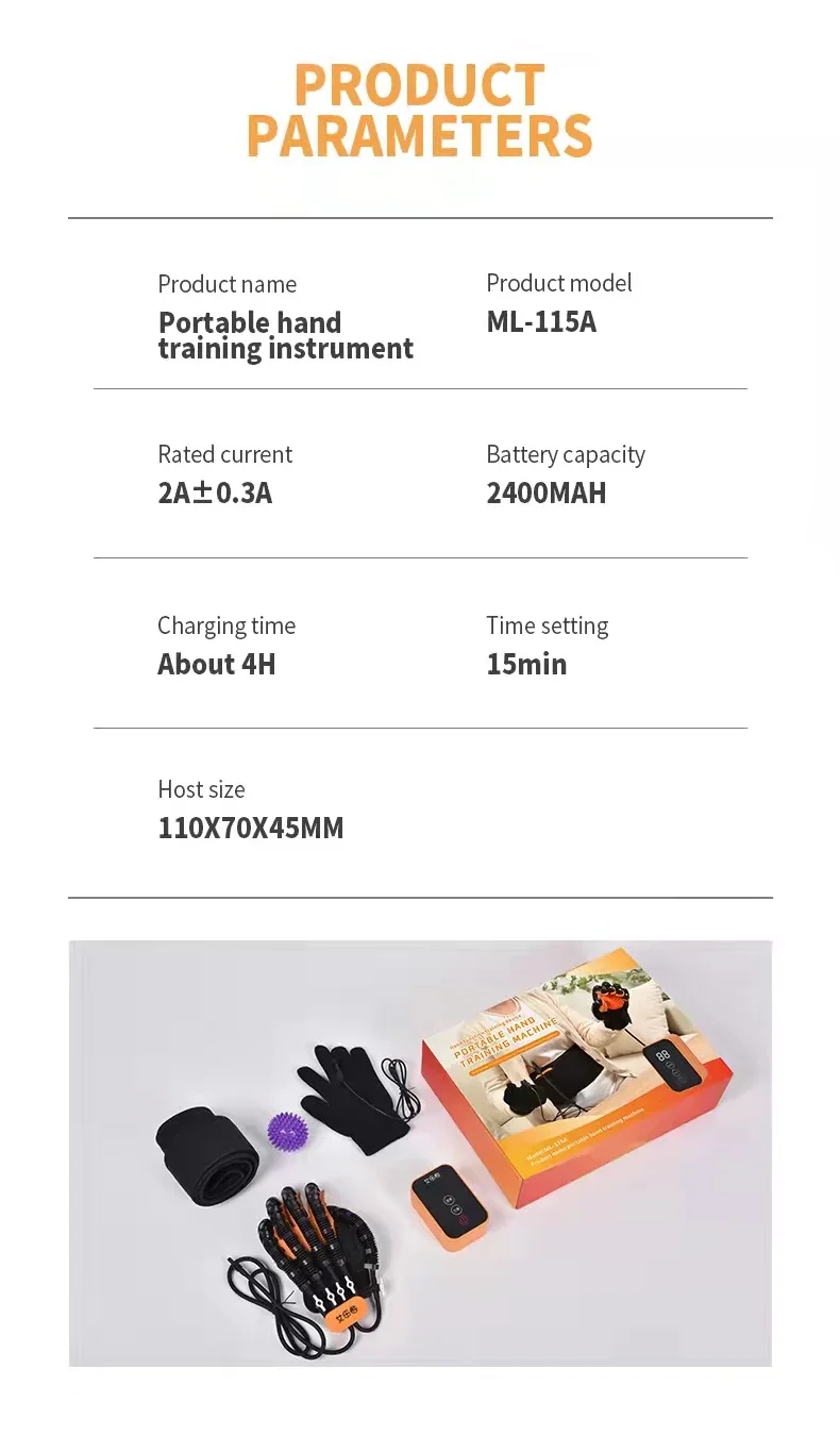 High-tech Mirror Powerful Rehabilitation Robot Gloves Hand Function Equipment for Stroke Hemiplegia - Image 4