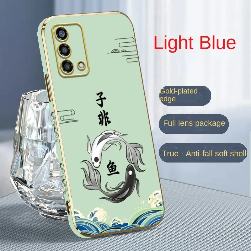 Custodia Sub Non Fish Per Realme Q3 Pro Q5 Q3I Chuang Tzu Taoism Cover