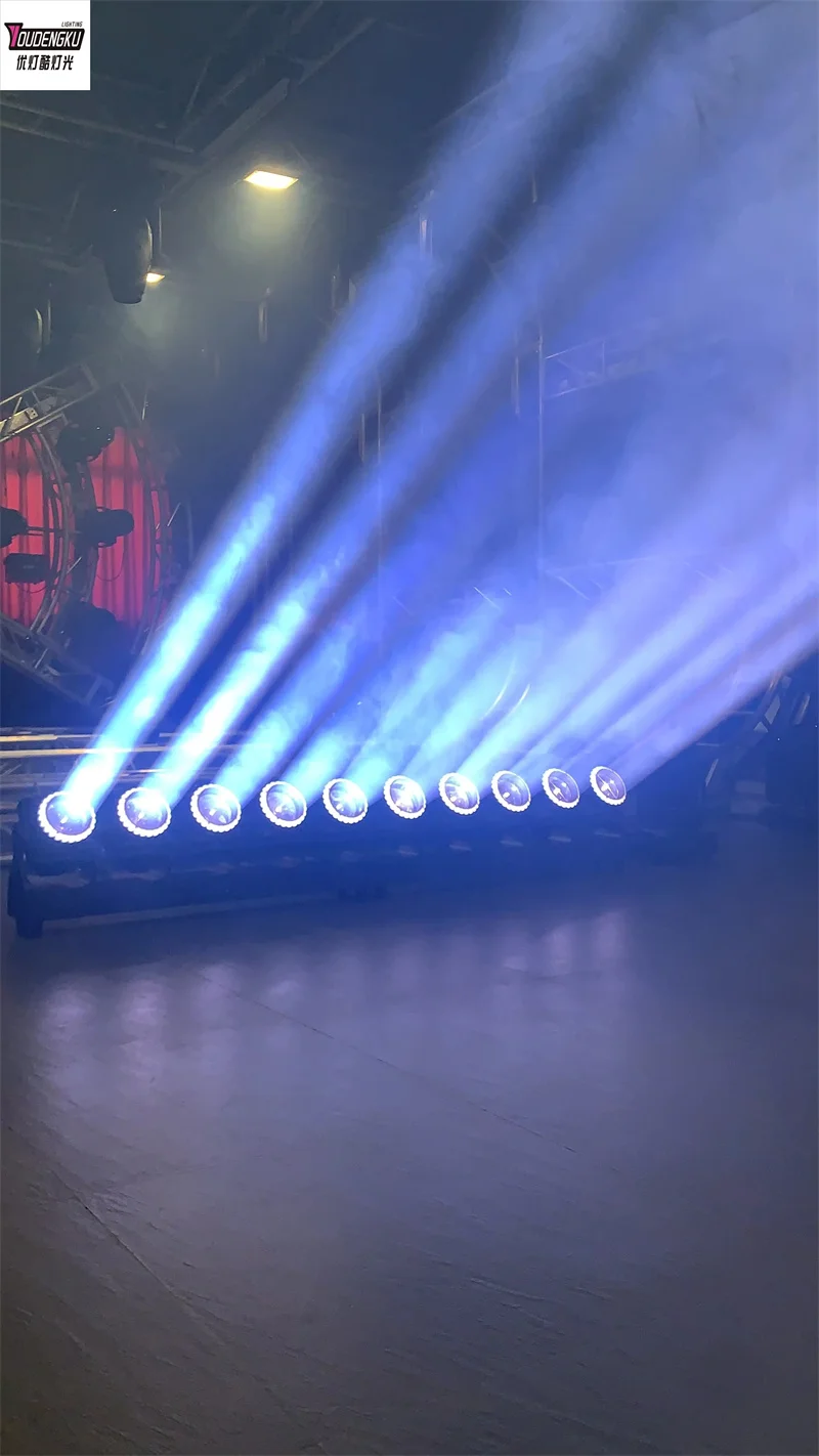 5x120W pro DJ Disco Event Stage Wash Lighting Beam Moving Head RGB LED Lights Ro