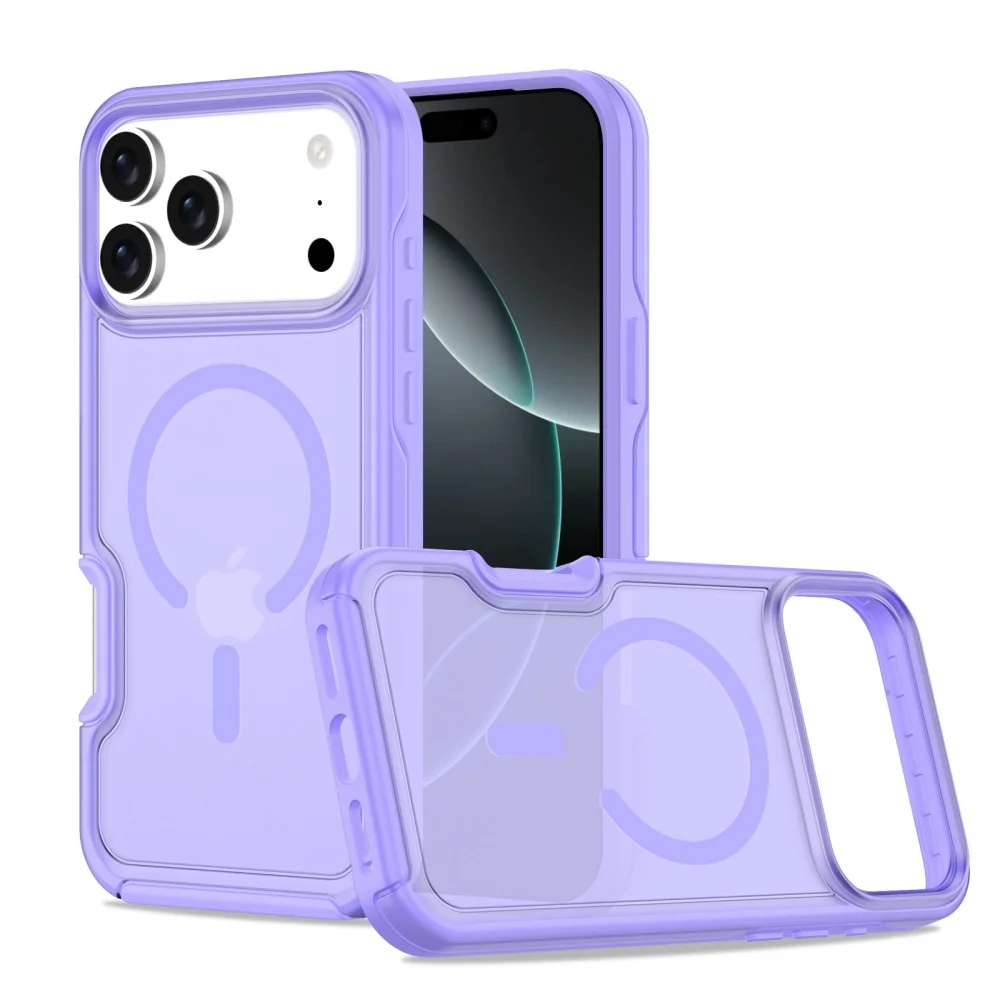 Heavy Duty Clear Magnetic Protective Case with Shockproof Bumper