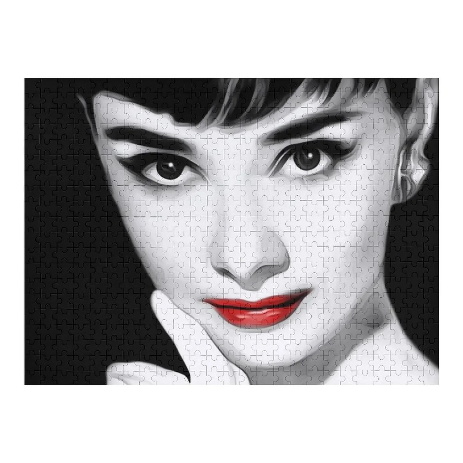Audrey Hepburn Lips Jigsaw Puzzle Jigsaw For Kids Custom With Photo Puzzle