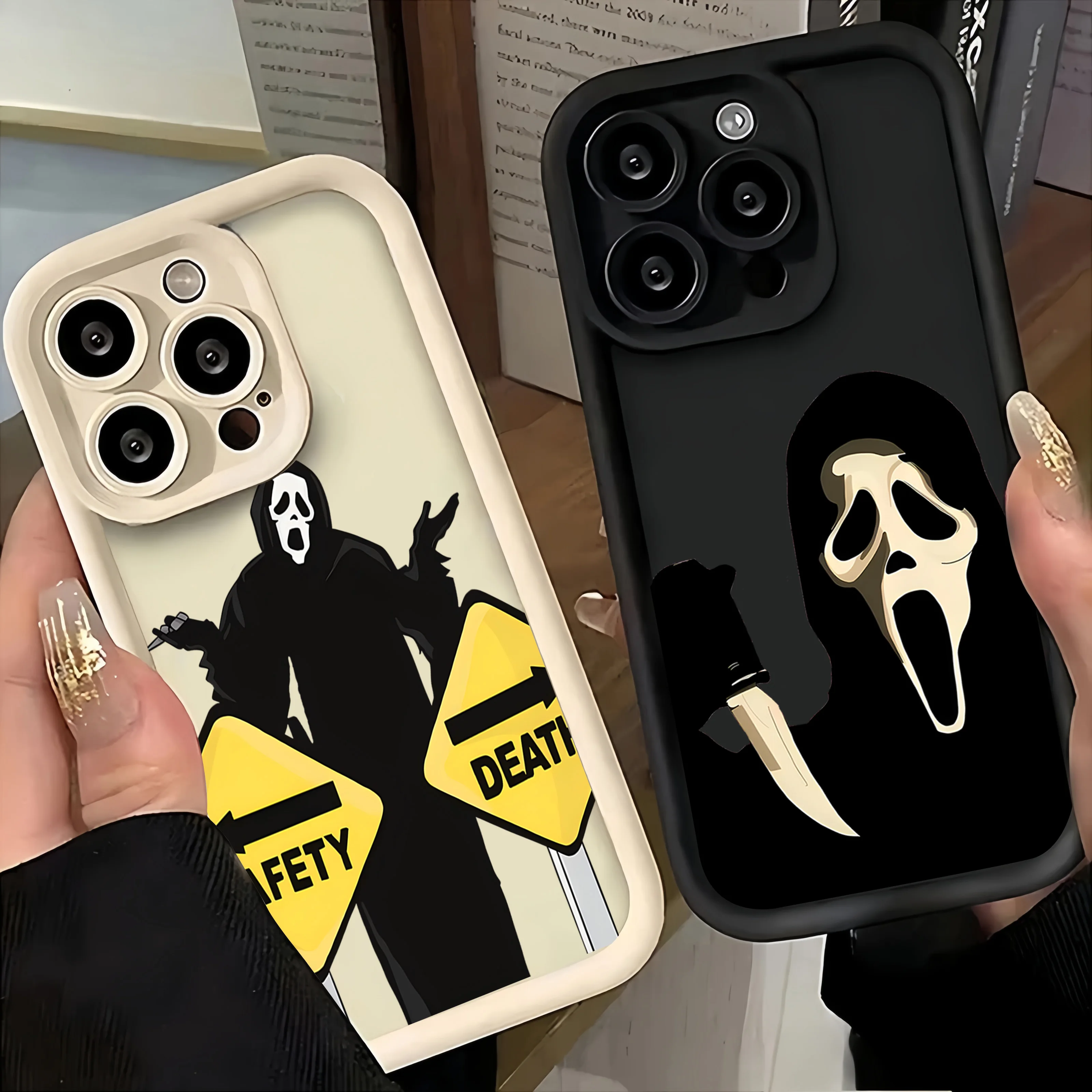 Chilling Scream Art Protective Phone Case