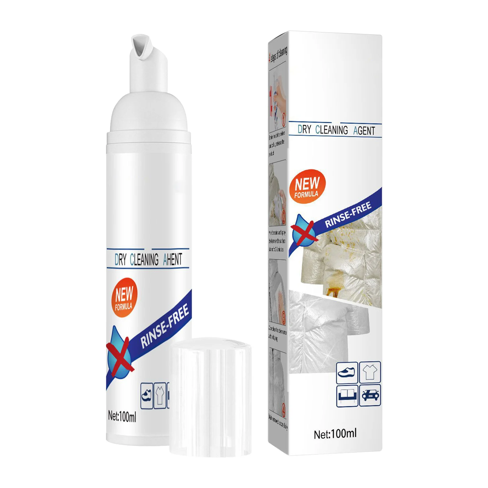 Mattress Stain Remover Extra Strong Stains Extinguisher Fabric Cleaner Remove Deeply Ingrained Marks Dry Washing Sprays