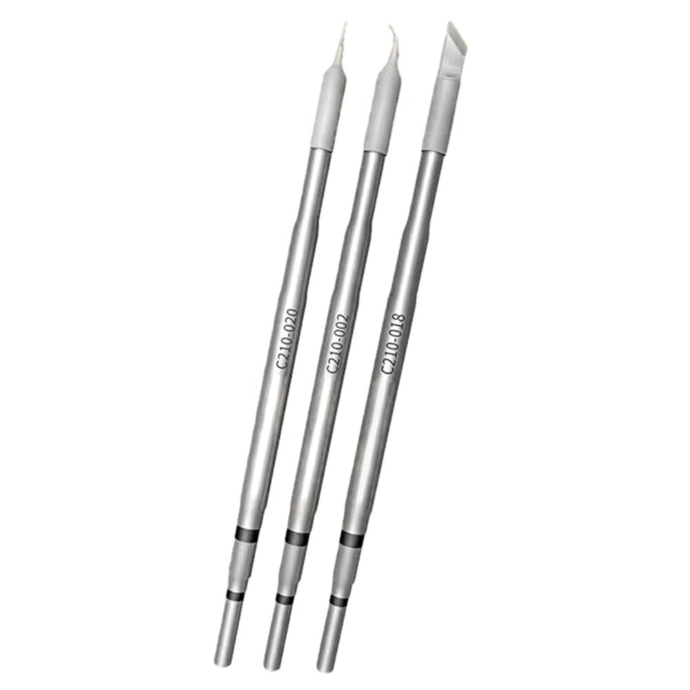 

C210 Soldering Iron Tip Universal JBC Express T26 Welding Station Heating Core Straight Tip Curved Tip Knife Soldering Iron Tip