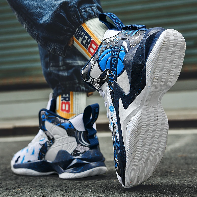 Chaussures De Basket Pour Enfants Garçons/filles - Résistantes, Semelle Caoutchouc, Confortables Pour Le Sport