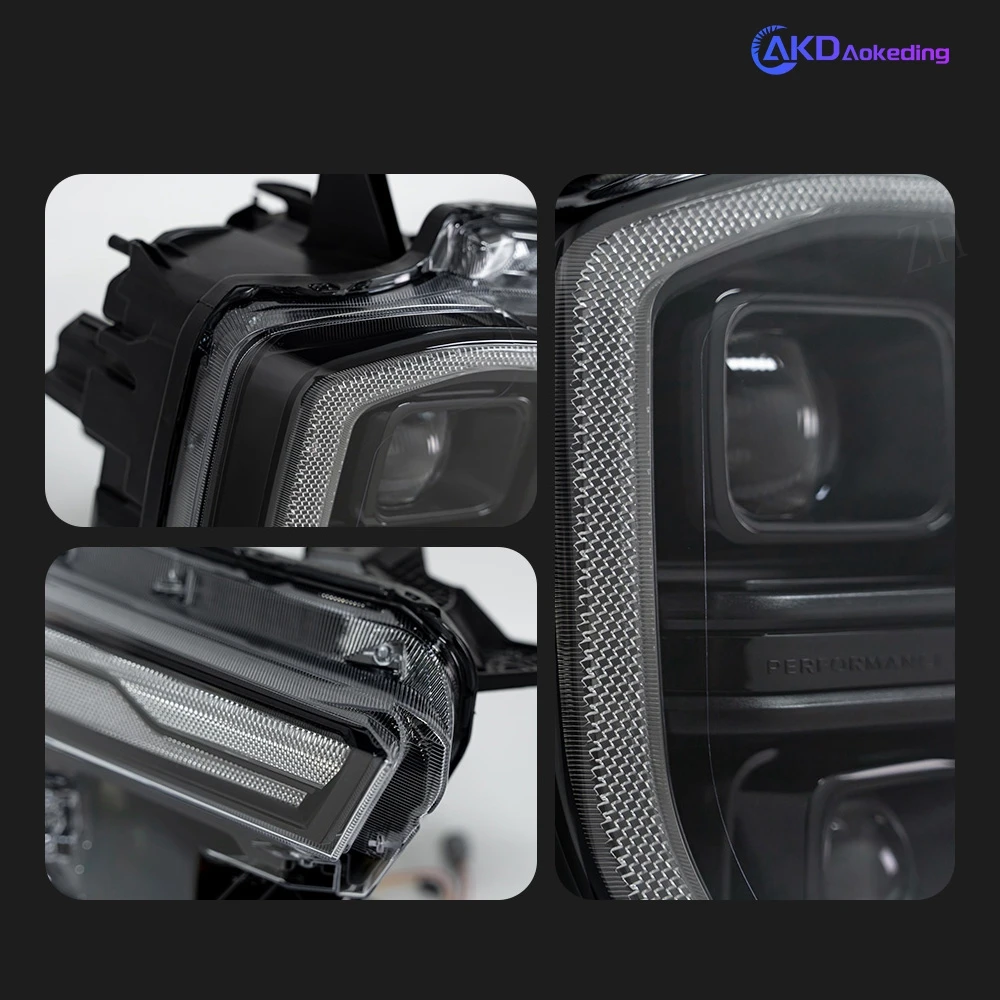 AKD Headlight For Upgrade Modified Headlight For Ford Ranger Raptor 2022-2025 Dynamic Signal Head Lamp 12V LED Auto Accessories - Image 5