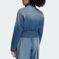 Veste en jean tissée sport à col montant pour femme Adidas Clover authentique KE1072 3