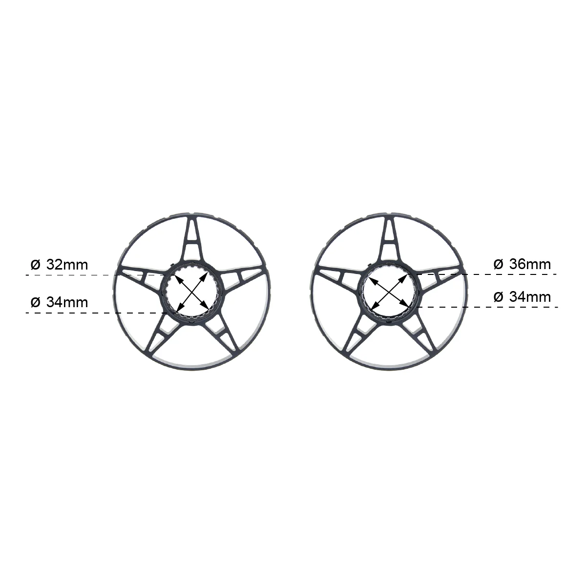 Vector Optics Scope Aluminum Alloy Big Side Wheel 100mm 4.0" Out Dia. Fit Minotaur/Veyron/Taurus/Sentinel Series Scope