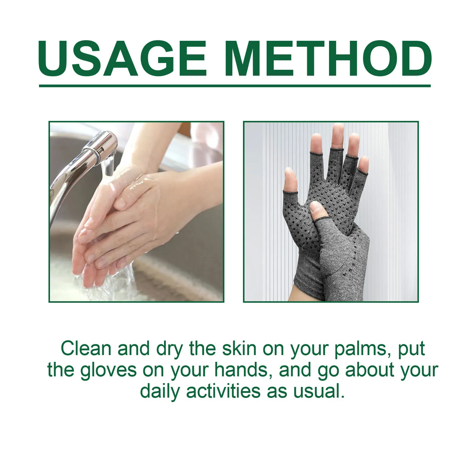 Half Finger Joint Pain Relief Gloves Anti-Arthritis Therapy Compression Sports Gloves For Women Men Therapy Wristband fingerless gloves compression gloves gym gloves