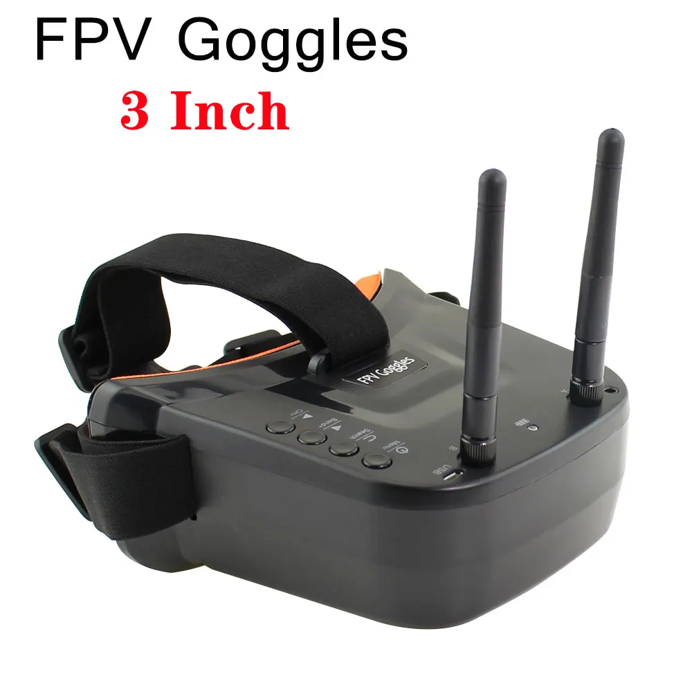 

LST-009 5.8G 40CH Dual Antennas FPV Goggles Monitor Video Glasses Headset 3 inch 480 X 320 Display for FPV Racing Drone