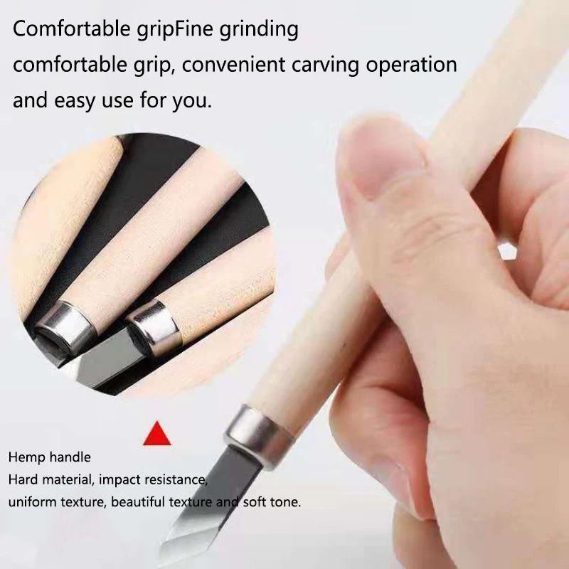12PCS Wood Carving Gouge Set 4