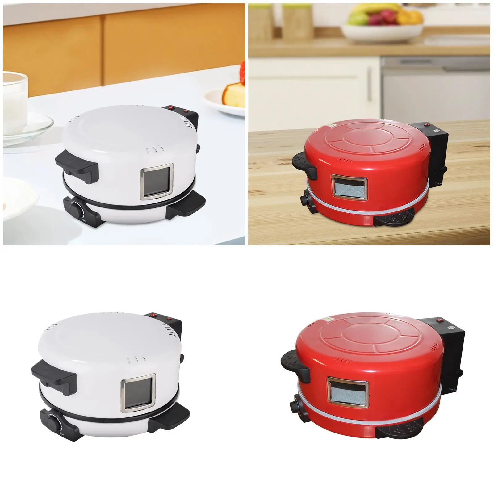 Pizza Maker Machine Nonstick Pan Omelette Maker for BBQ Fried Eggs Breakfast