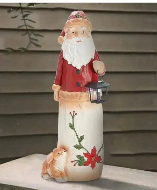 

Christmas Old Snowman Deer Wearing A Scarf Christmas Hat Ornaments Handicrafts Garden Christmas Most Christmas Decorations Glass