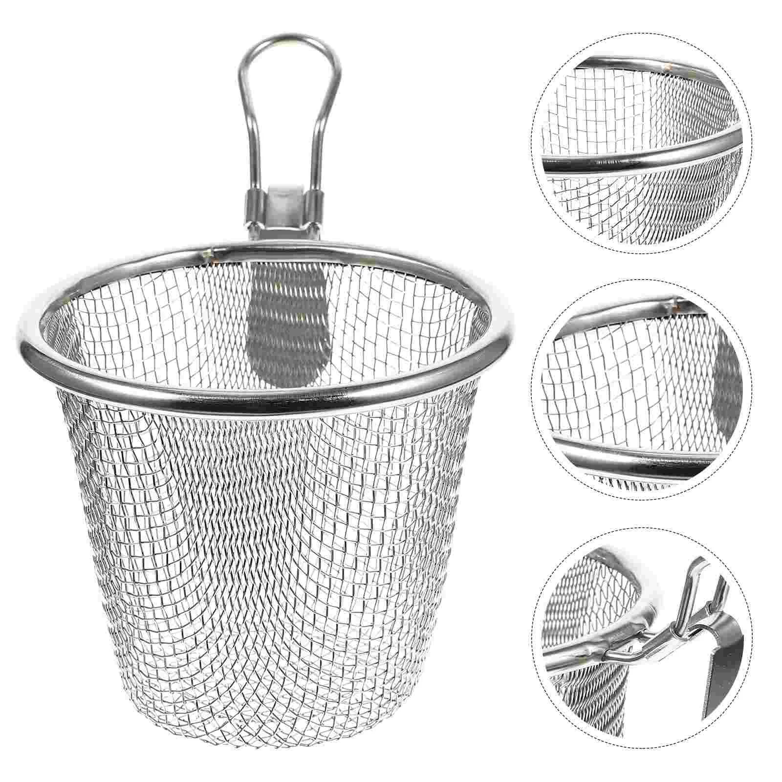 

Mesh Pasta Basket Noodles Pasta Basket Stainless Steel Colander Mesh Filter Basket