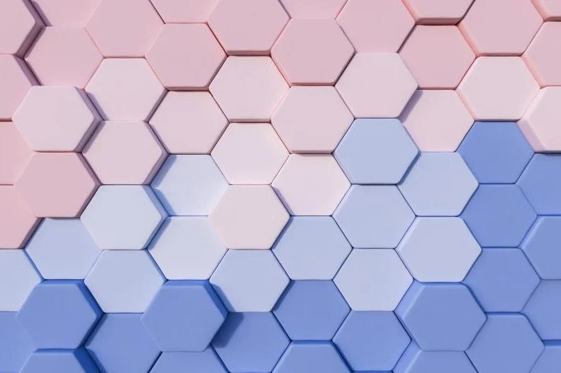 thumbnail image 1 of Papel de pared beibehang Papel tapiz de escritorio de recepción de bar de Internet con tecnología de metal hexagonal geométrico moderno personalizado, 1 of 5