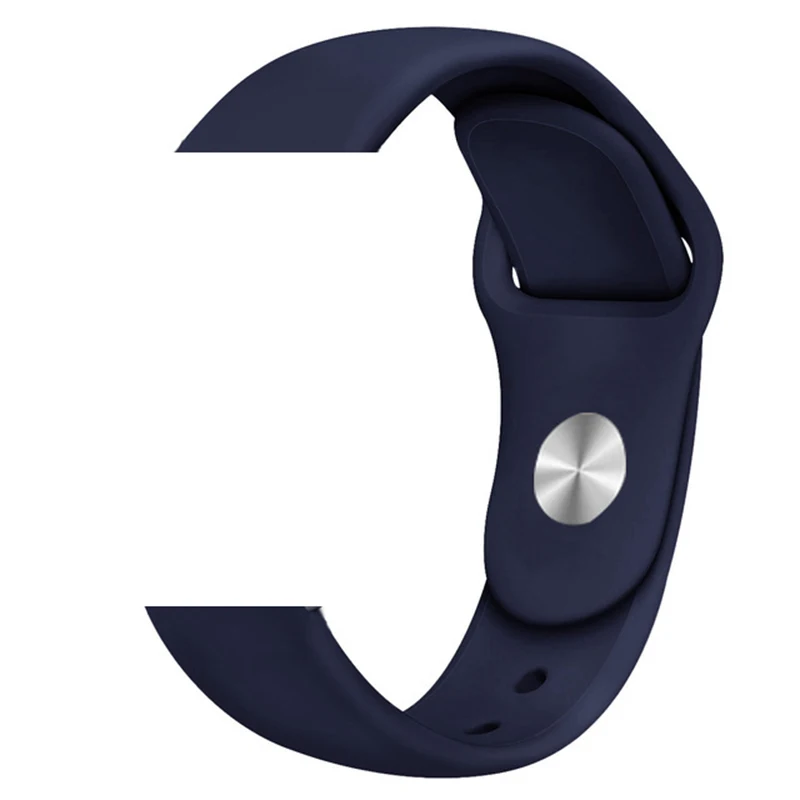 Breathable Silicone Sports Watch Band, 22mm