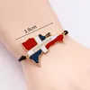 Dominican Map Flag Bracelet Dominicans Country Jewelry 2
