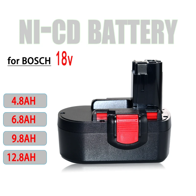 

18V 4.8/6.8/9.8/12.8Ah Rechargeable Battery for Bosch BAT181 Power Bank Battery BAT043 BAT045 BAT046 BAT049 BAT120