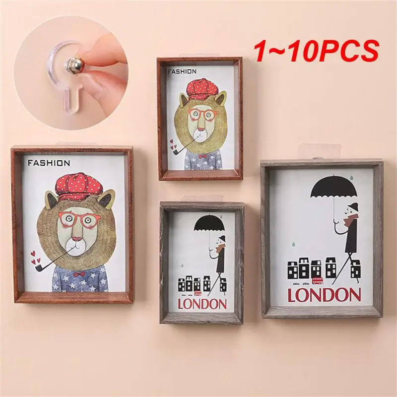 

1 ~ 10 шт. крепкие клейкие гвозди, настенный плакат, бесшовный настенный крючок, дырокол, бесплатные винты, вешалка, многофункциональные крючки, домашняя организация