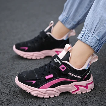 Kids Girls Shoes Running School Casual Sports Breathable Non-slip Sneakers Basketball Children Outdoor Walking Tennis All Season 1