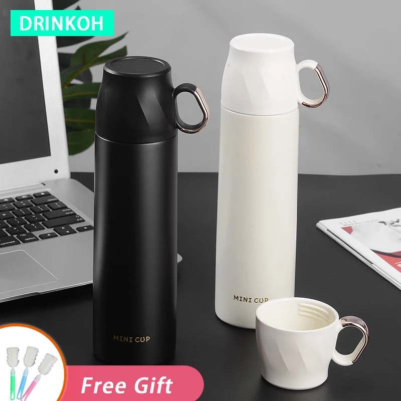 Drink Cup Coffee Mug Thermos Bottle  Vacuum Flask Coffee Water - New 350/ 500ml - Aliexpress