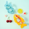 Color Kids 1PC Silicone Baby Teether Toy Food Grade Fish Chewing Toy Newborn Gift BPA Free Teething Ring For Toddler Baby Stuff 3