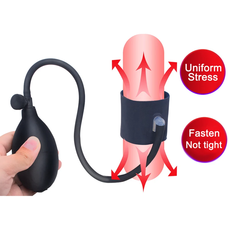 Giocattoli Gonfiabili Dell'Ingranditore Del Pene Per Gli Uomini Pene Del Sesso Disfunzione Erettile Esercitatore Del Pene Pompa Del Pene Giocattoli De
