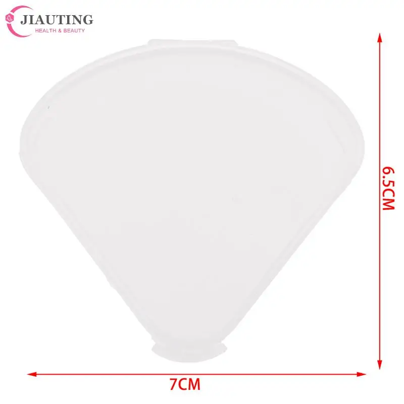 Makeup Bag 1PCS Puff Box Case Triangle Puff Triangle Transparent Cosmetic Bag Portable Travel Cosmetic Bags Brush Storage Case