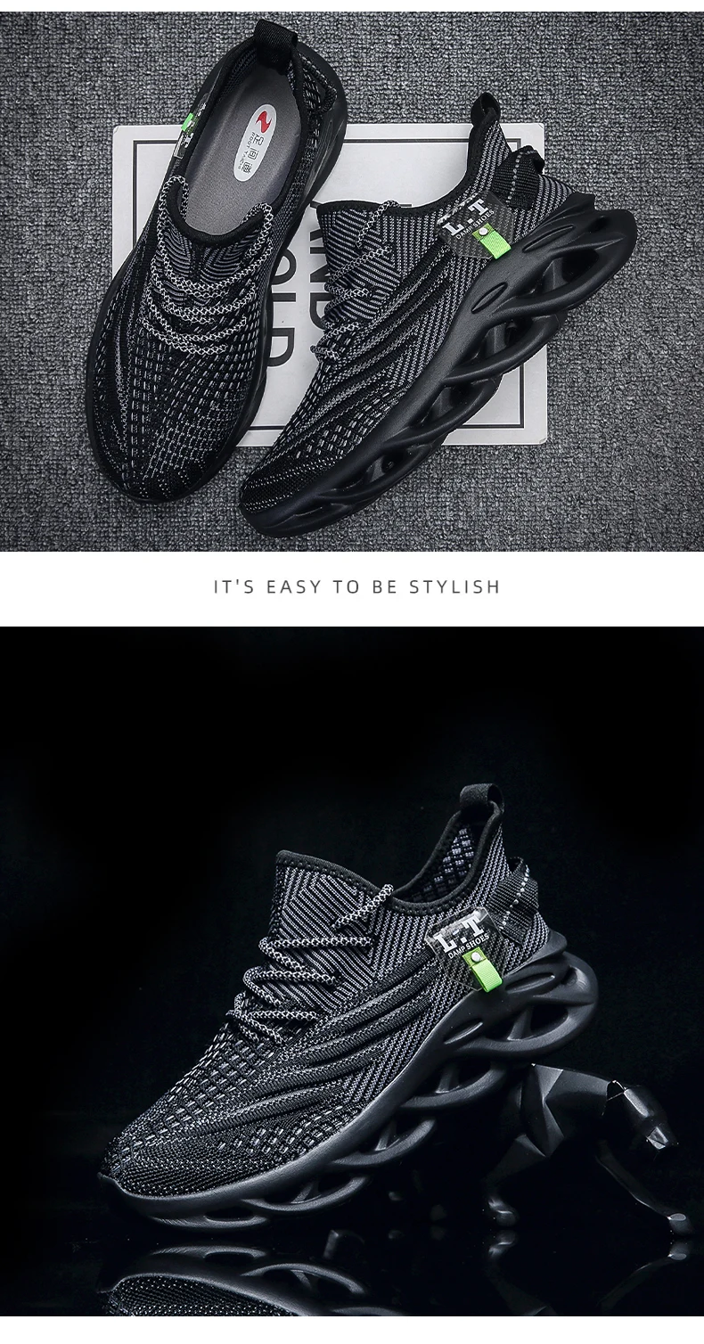 Lightweight Breathable Mesh Running Jogging Shoes – Casual Sneakers For Outdoor Sports With Shock-absorption