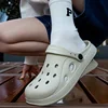 Women Clogs Summer Women Sandals Thick Bottom Home Slides Soft EVA Dry Wedges Platform Garden Shoes Beach Sandals Home Slippers 2