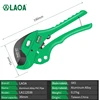 LAOA PVC Pipe Cutter 36mm Aluminum Alloy Body Ratchet Scissors Tube Hose Plastic Pipes PVC/PE/VE Cutting Plumbing Hand Tools 6
