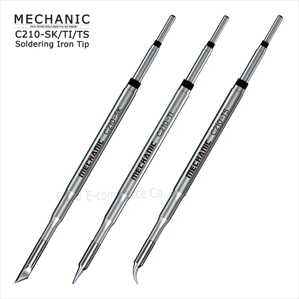 

Soldering Iron Tip MECHANIC C210-TI/TS/SK Tsim/Bend/Knife Type Head for Welding Integrated Precision Soldering Iron Core