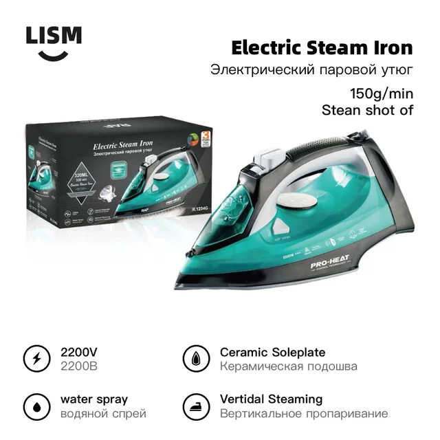 Steam Iron Hand-Held Hanging Electric with Cord for Wet and Dry Use: A Must-Have for Efficient Ironing! Ranked Product Recommendation