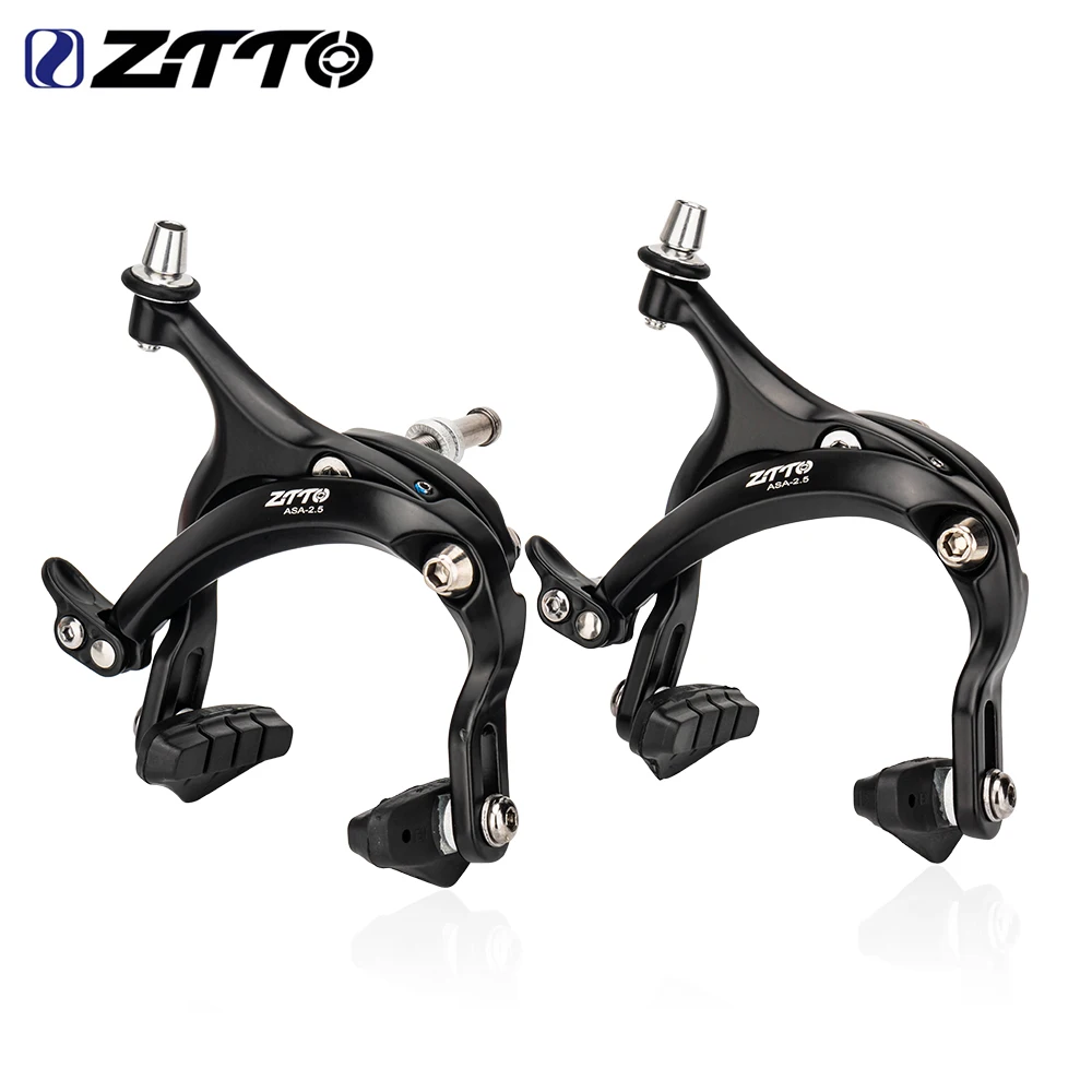 Road Bike Brakes ZTTO Dual Pivot Calipers Children Bicycle C Folding Bike Front Rear Brakes Side Pull Caliper Rim Calipers