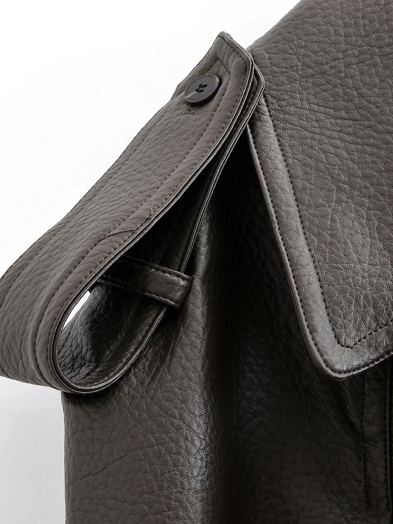 Women With Belt Leather Trench Coat Female Turn-Down Collar Long Sleeve Double-Breasted Long Coat Lady High Street Jacket Overco