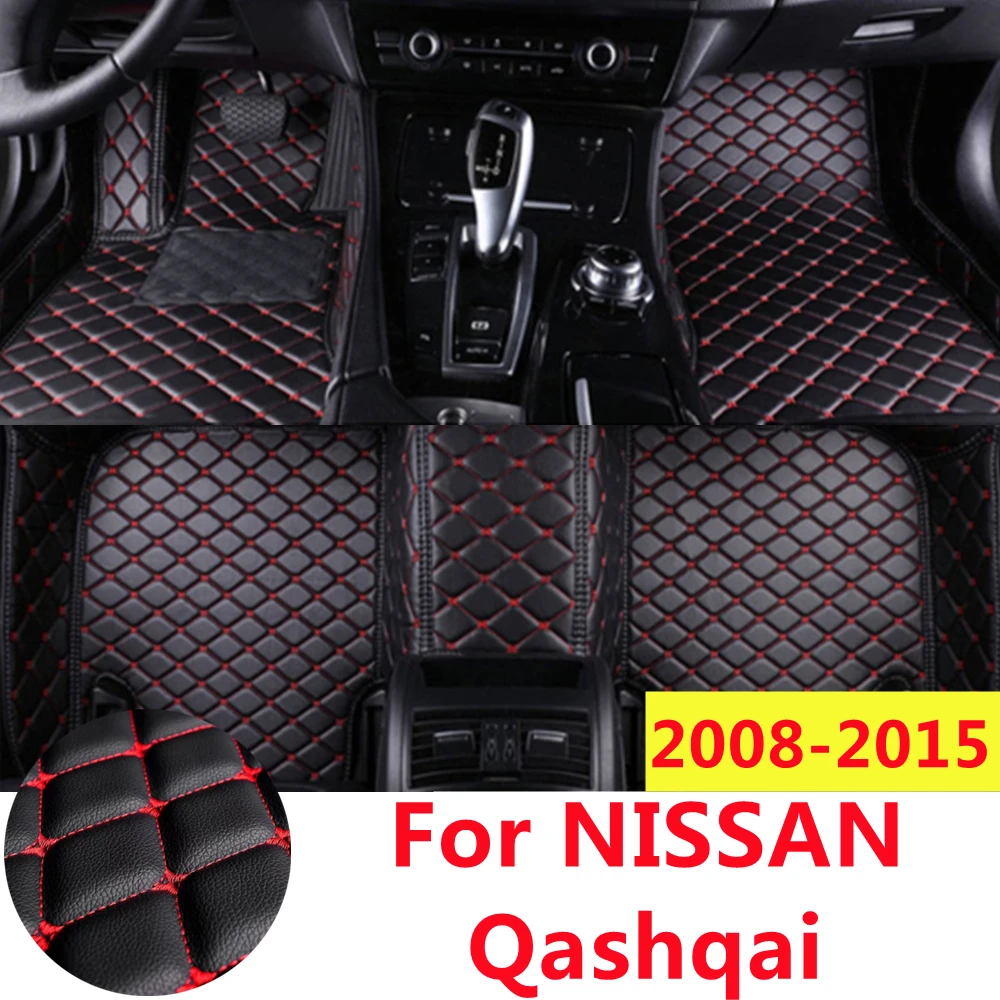 

SJ Full Set Custom Car Floor Mats Fit For NISSAN Qashqai 2015 2014 2013 2012-11-2008 Front & Rear Floor Liner Styling Auto Parts