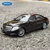Welly 1:24 Mercedes Benz S-Class S500 Alloy Car Model Diecast Metal Toy Vehicles Car Model High Simulation Collection Kids Gifts 1